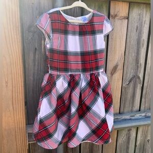 Girls Christmas Plaid Dress